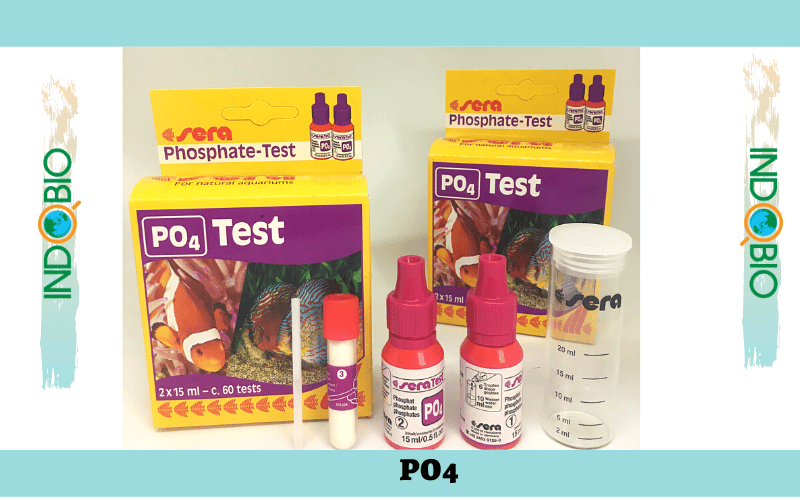 test po4 sera xác định po4 trong nước ao hồ, đóng gói 60 test/hộp, thang đo 0.1-2pp,